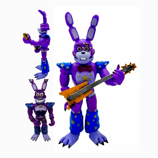 Glamrock Bonnie Security Breach Figura Articulada-Five nights at freddy's