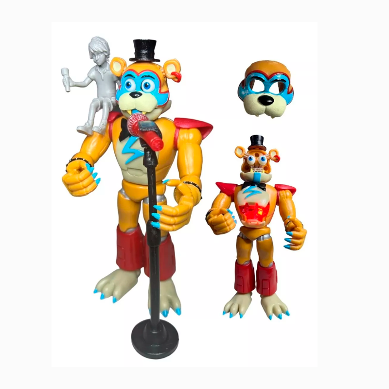 Glamrock Freddy Security Breach Figura Articulada-Five nights at freddy's