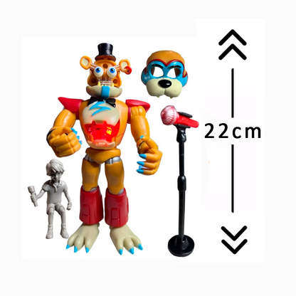 Glamrock Freddy Security Breach Figura Articulada-Five nights at freddy's