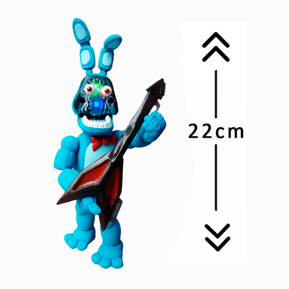 Bonnie Azul Figura Articulada-Five nights at freddy's