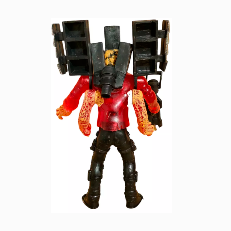 Spikerman Titan Zombie-Skibidi Toilet  Figura Articulada