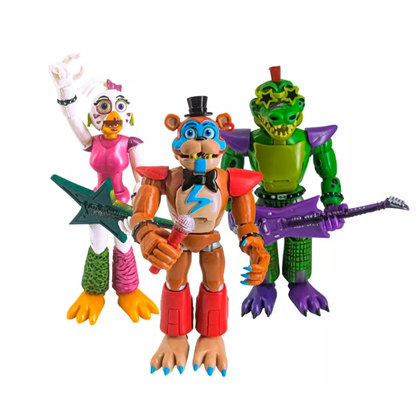 Glamrock Freddy Security Breach Figura Articulada-Five nights at freddy's