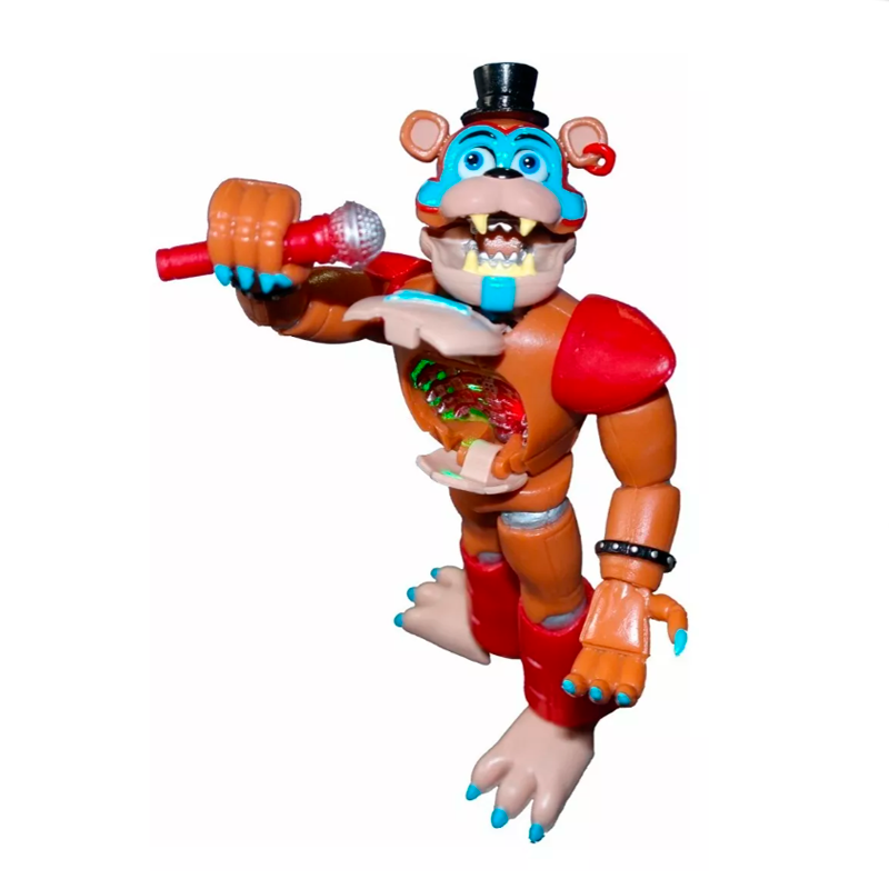 Glamrock Freddy Security Breach Figura Articulada-Five nights at freddy's