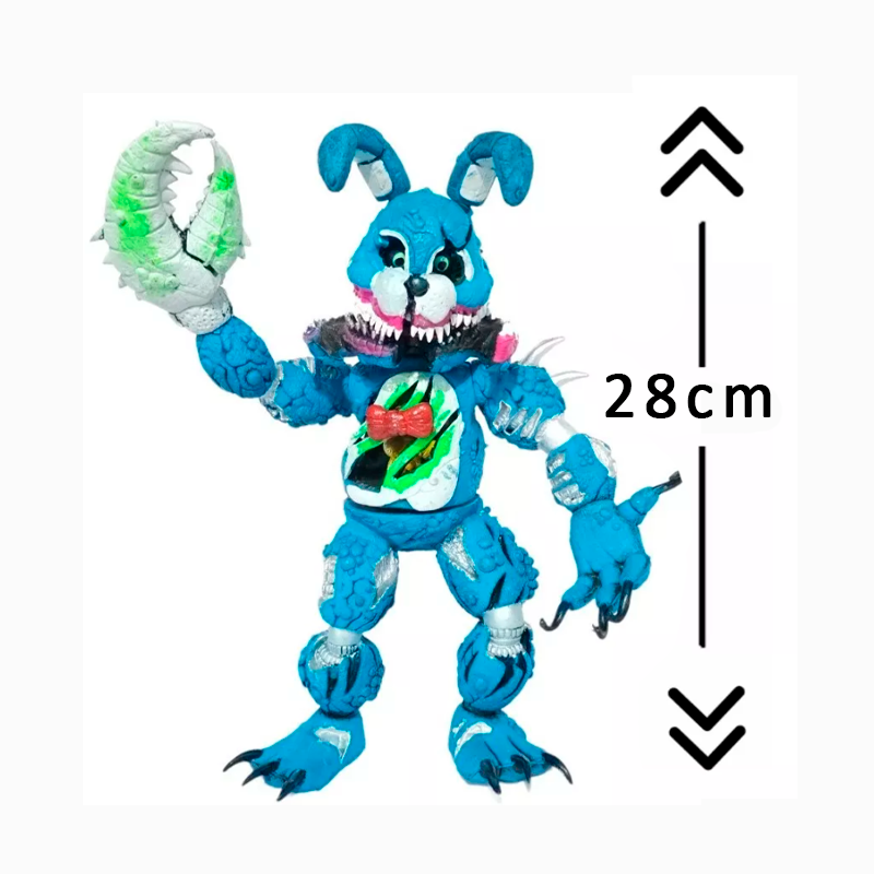 Bonnie azul Twisted Figura Articulada-Five nights at freddy's